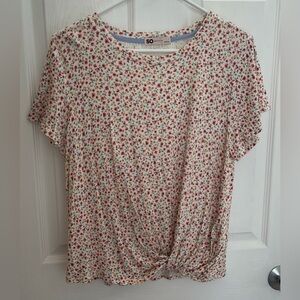 SO Floral Top, Women’s Size Large NWOT